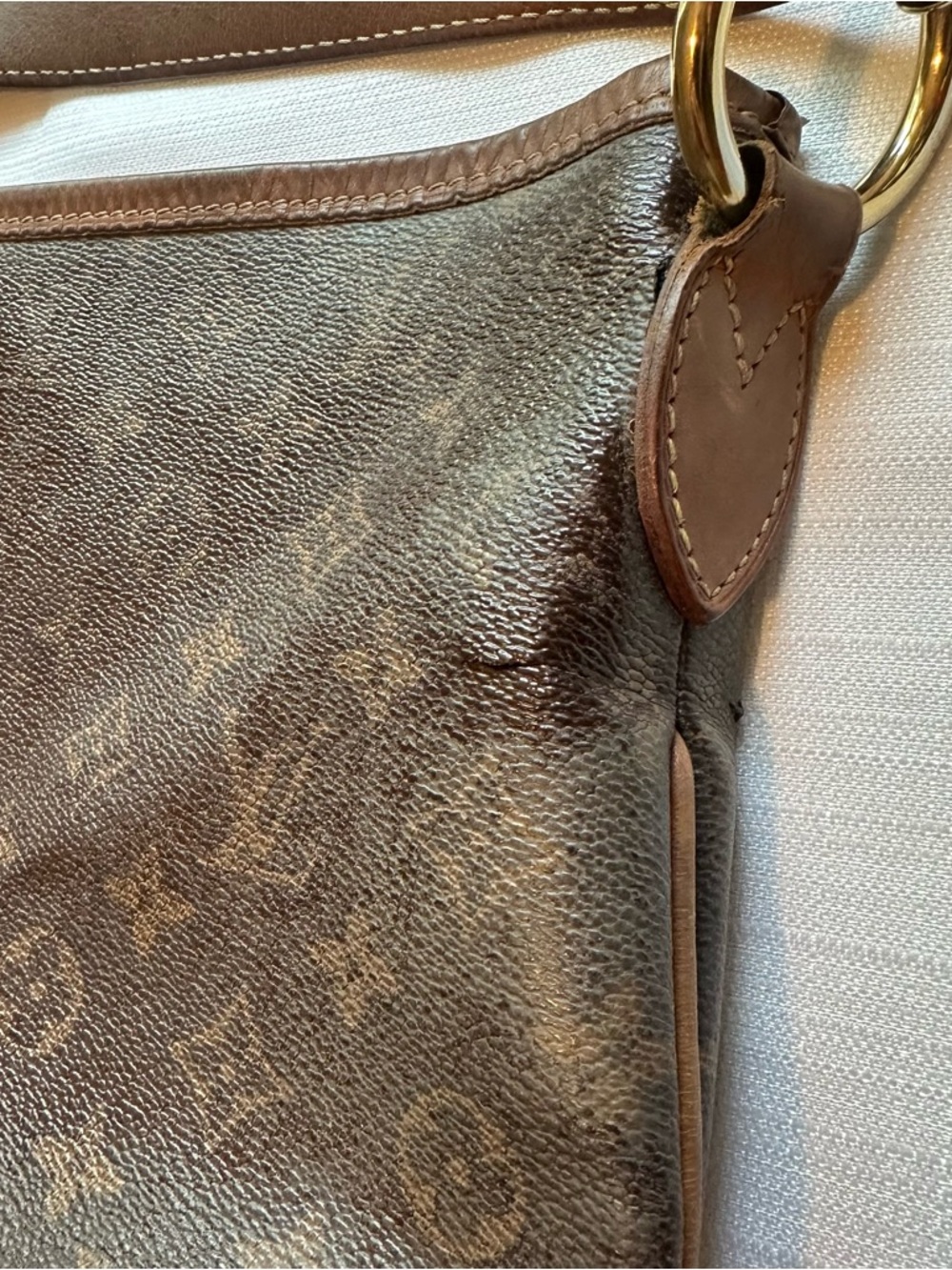 Authentic Louis Vuitton Monogram Vintage Shoulder Bag (Made in USA) - Picture 14 of 16